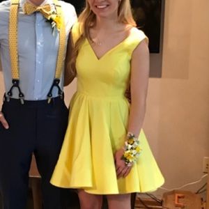 Yellow Homecoming Dress